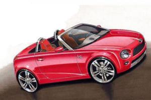 Toyota iQ Spyder Concept Sketches 2009 года